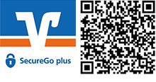 Service-Apps QR-Code für die VR-SecureCARD-App