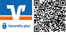 Service-Apps QR-Code für die VR-SecureCARD-App